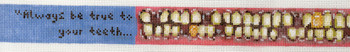 ab283 A. Bradley SMILE PRETTY! dentist belt	1 ¼ x 40 18 Mesh