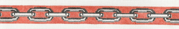 ab281 A. Bradley chain link belt 1 ¼ x 40  18 Mesh