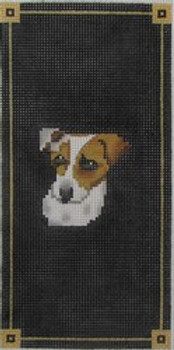 ab344a A. Bradley jack Russell eyeglass case 3.5 x 7 18 Mesh