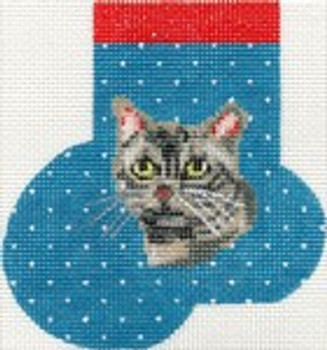 ab377 A. Bradley american shorthair mini sock 3 x 4 18 Mesh