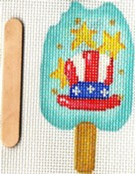 ab335g A. Bradley July popsicle 2 x 3 18 Mesh With stitch guide by Cynthia Thomas…