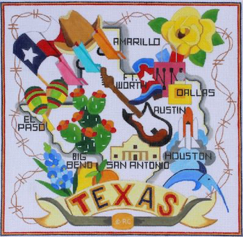 HO435 Raymond Crawford Designs Texas 10x10, 18 Mesh