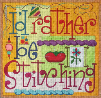 T12 I'D RATHER BE STITCHING Raymond Crawford Designs 