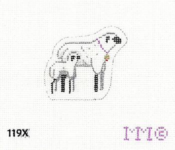 Nativity 119X Sheep & Lamb- 2" x 2 1/2" 18 Mesh MM Designs