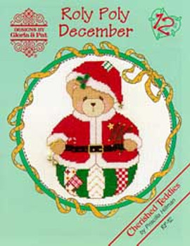 Roly Polys-December (Cherished Teddies) by Designs By Gloria & Pat 02-1174 