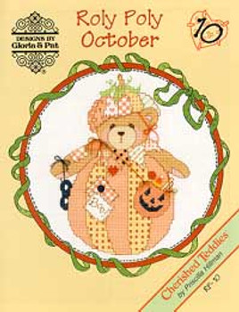 Roly Polys-October (Cherished Teddies) by Designs By Gloria & Pat 02-1172 