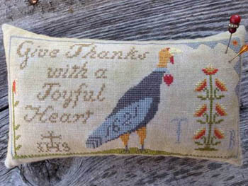 Hannah's Thankful Heart 133w x 72h Scattered Seed Samplers 14-2489