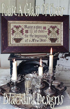 Raise A Glass Of Cheer by Blackbird Designs  224w x 80h 09-2352