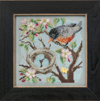 MH145103 Mill Hill Buttons and Bead Kit Spring Robin (2015)