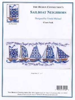 Sailboat Neighbors By Ursula Michael Designs 02-1834 UMD-221