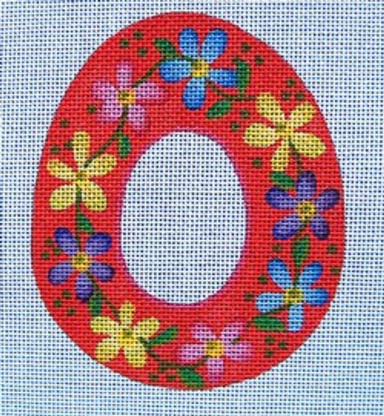 Ann Wheat Pace 270I SUGAR EGG 18 Mesh 4" x 5" Meadow Flowers 