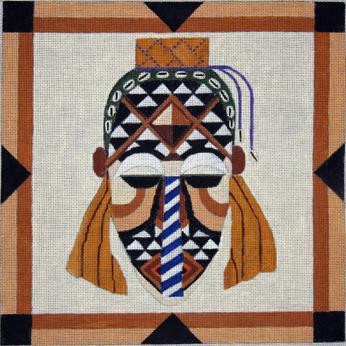 A140 Melissa Prince 11 x 11 African Mask 2