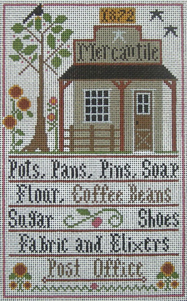 EWE-428 Mercantile@Little House Needleworks 7 x11 13 Mesh Ewe And Ewe 