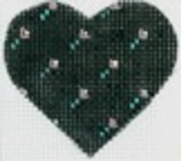 DD-65 Tapestry Heart DENISE DeRUSHA DESIGNS  6 x 6 18 Mesh