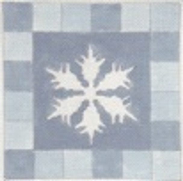 DD-416 Snowflake #2 DENISE DeRUSHA DESIGN 5 x 5 18 Mesh