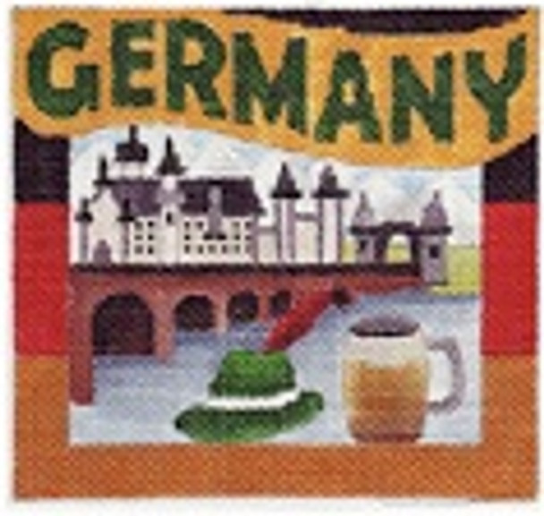 DD-428 Germany DENISE DeRUSHA DESIGNS  4 1/2 x 4 1/2 18 Mesh