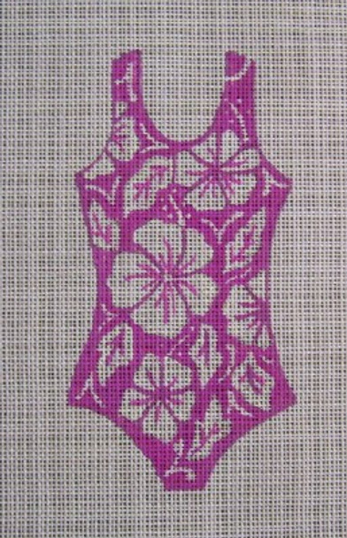 AP12 Cheryl Schaeffer And Annie Lee Designs 18 Mesh 2 x 3 Swim Suit Pink