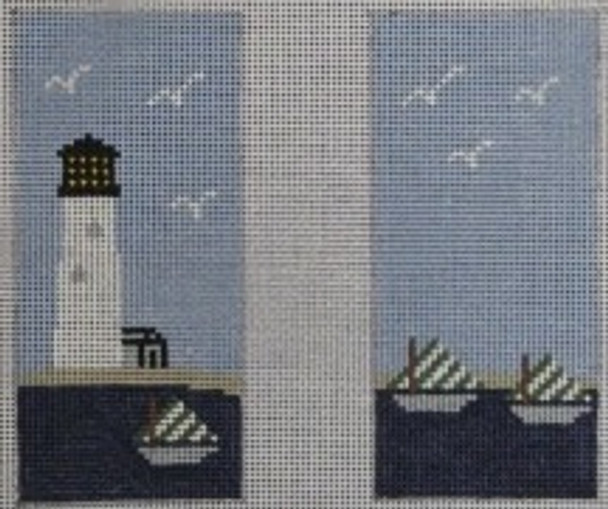 EGC220 J. Child Designs Eyeglass Case Lighthouse 13 Mesh