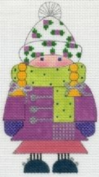 MH2523 Snowball Sally 3.25 x 6 18 Mesh Mile High Princess Designs