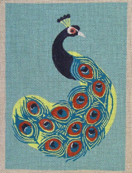 SEE1421 8 x 11 18 Mesh Peacock Anna See