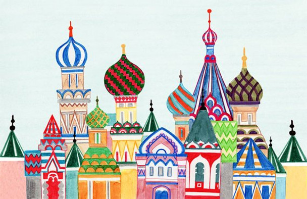 SEE1424 Russian Architecture Geographical 18 x 12 18 Mesh Anna See