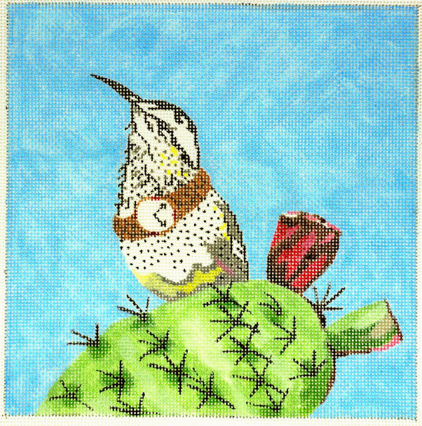 WWCO1511 18 Mesh 7x7 What time is it, Cactus Wren? Waterweave