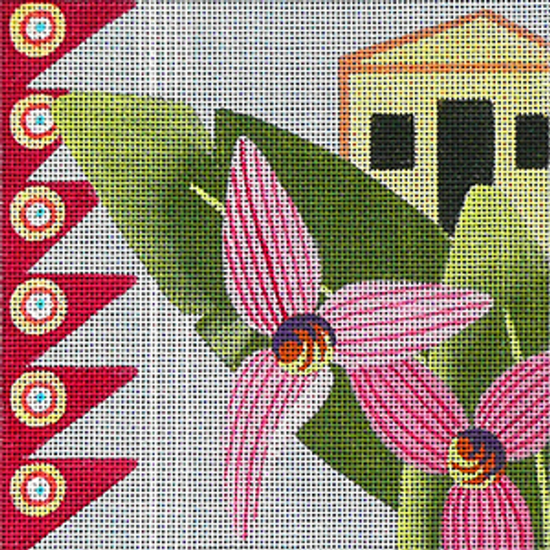 6272 Leigh Designs Trinidad 6" x 6" 18 Mesh Caribe Coaster