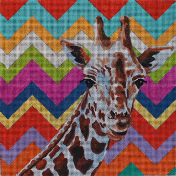 AN196 Colors of Praise 13 Mesh Giraffe  11 x 11