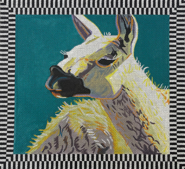 AN197 Animal Colors of Praise 13 Mesh Llama 12x11