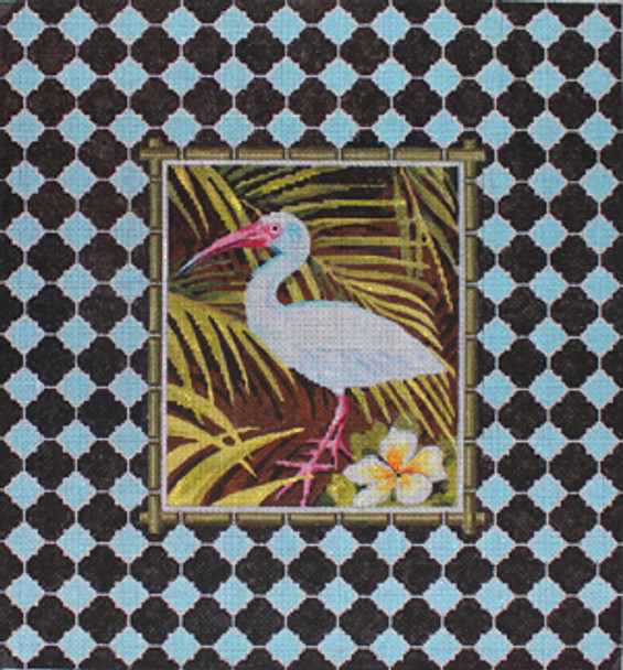 AN198 Colors of Praise 13 Mesh lsland Egret  15 1/2 x 16 1/2