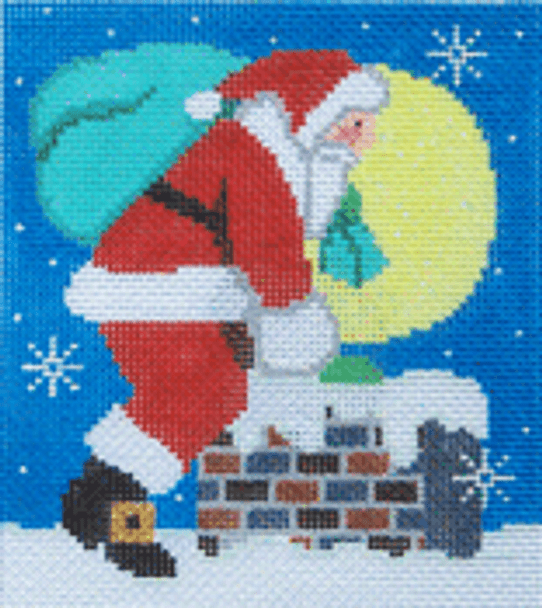 C123  Down the Chimney 18 Mesh Shelly Tribbey Designs