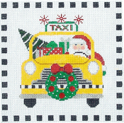 Christmas Larger Design C338 Taxi Santa Shelly Tribbey Designs