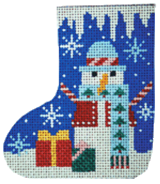 SK37 Gifted Snowman Skate Includes Decorative Blade 3 x 5 18 Mesh Shelly Tribbey Designs