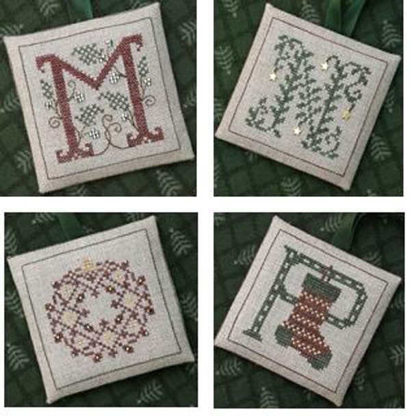 DR235 Drawn Thread (The) MNOP - Alphabet Ornaments Four