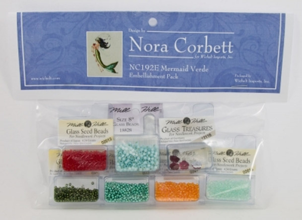 NC192E Nora Corbett Mermaid Mermaid Verde Embellishment Pack