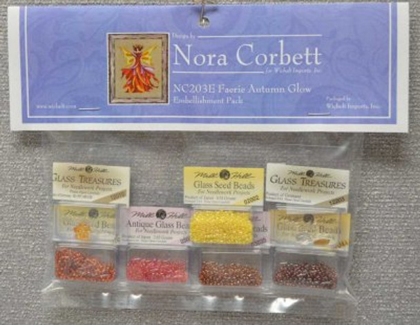 NC203E Nora Corbett NC203 Faerie Autumn Glow Embellishment Pack
