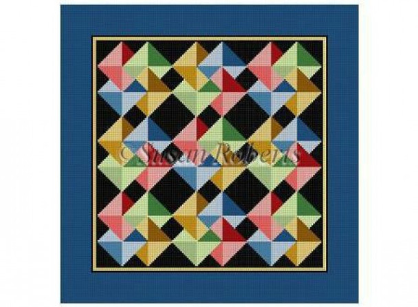 1403 Card Tricks, quilt #13 Mesh Susan Roberts Needlepoint 