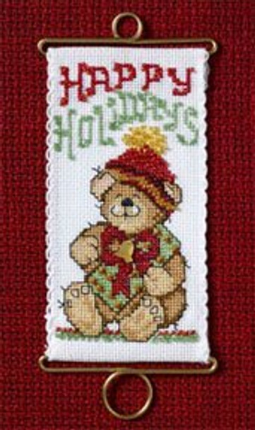 MH126303 Mill Hill Banding Kit Happy Holidays Bear (2006) In Stock