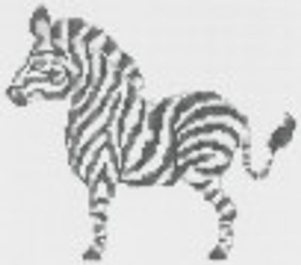 PT-686 Zebra Designs by Petei 18 Mesh 7½ x 7½