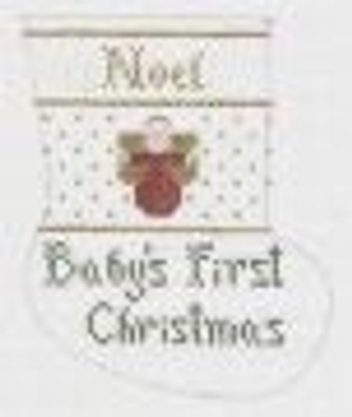 PT-363 Baby’s First Christmas Designs by Petei 18 Mesh  6½