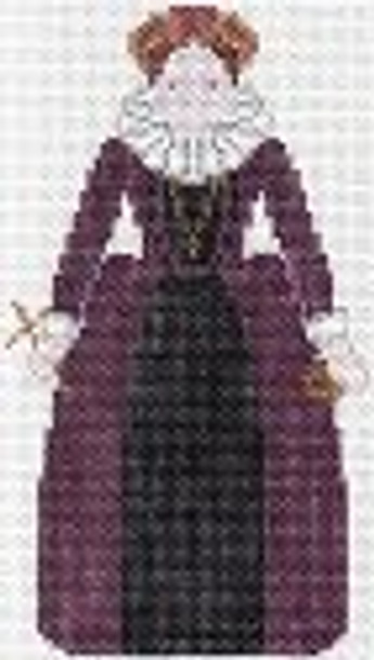 PT805 Mary Queen of Scots Designs by Petei 18 Mesh  5 x 8