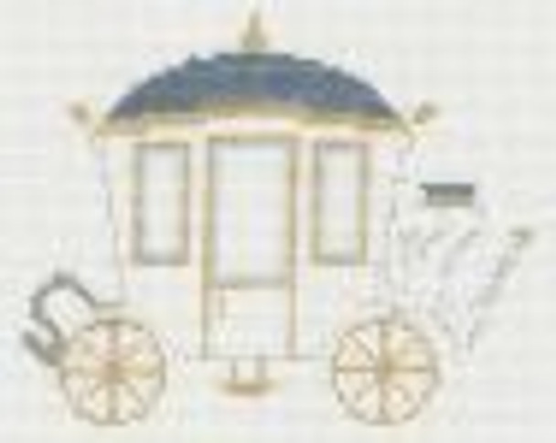 PT-552 Cinderella’s Coach Designs by Petei 18 Mesh 6½ x 6½