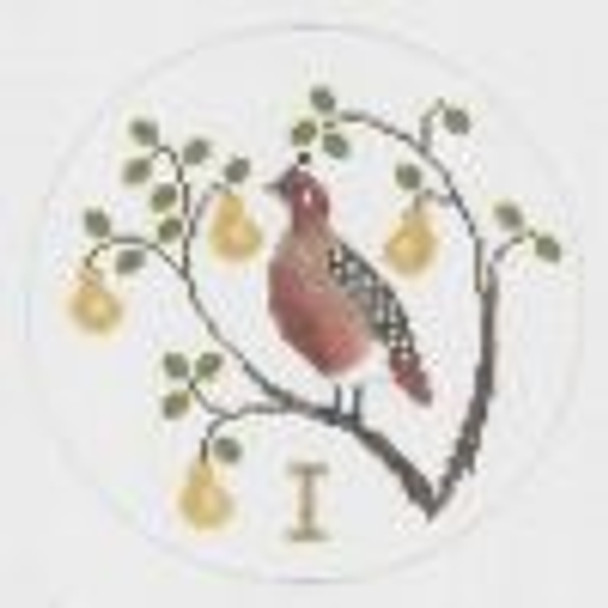 PT521 Partridge/Pear Tree Designs by Petei 18 Mesh 6½ x 6½