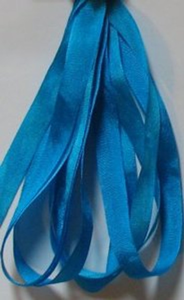 SR-4MM-107 Turquoise Dinky-Dyes Silk Ribbon 4mm