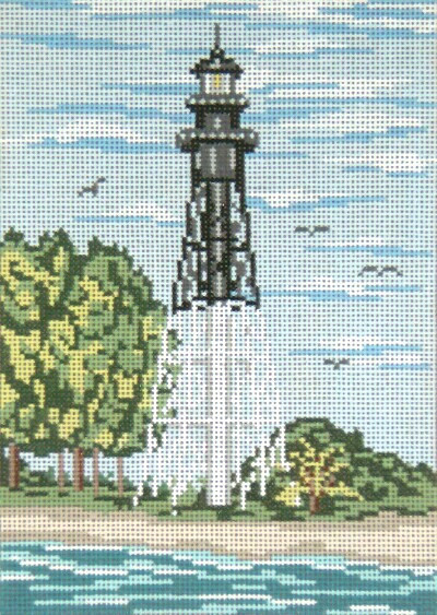 #1205 Hillsboro Lt. (FL) 18 Mesh - 5" x 7" Needle Crossings