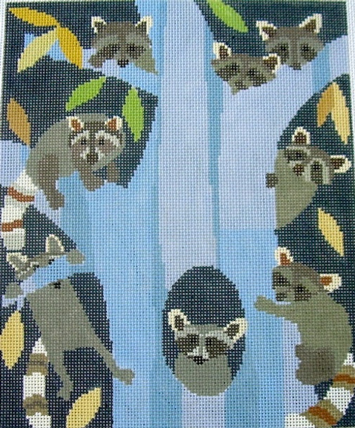 AS749 Raccoon Gaze 9x11 13m Birds Of A Feather