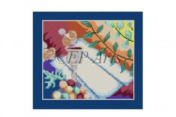EP0257 Traditions, tefillin #13 Mesh Susan Roberts Needlepoint