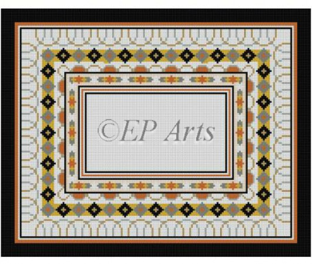 EP0177 Romanesque, tallis #13 Mesh 14” x 11” Susan Roberts Needlepoint