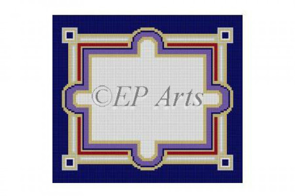 EP0230 Arched, tefillin #13 Mesh 9" x 8" Susan Roberts Needlepointn