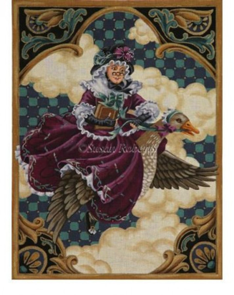 TTAP361 Mother Goose #13 Mesh 18” x 24” Susan Roberts Needlepoint